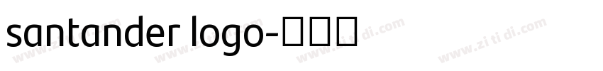 santander logo字体转换